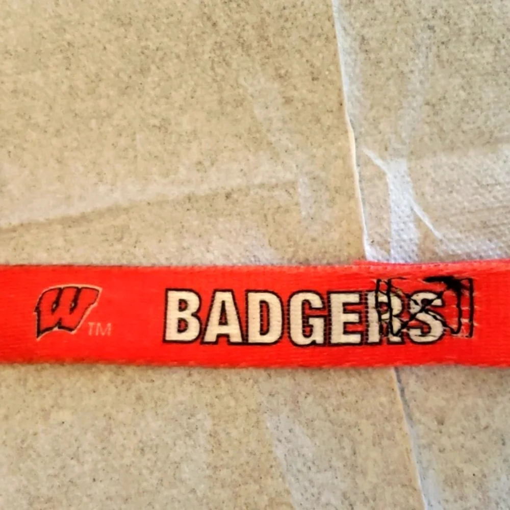 NCAA Officially Licensed Wisconsin Badgers Dog Collar Size Large